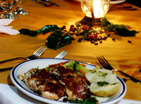 Costa Rican cuisine served at Turrialtico Restaurant 